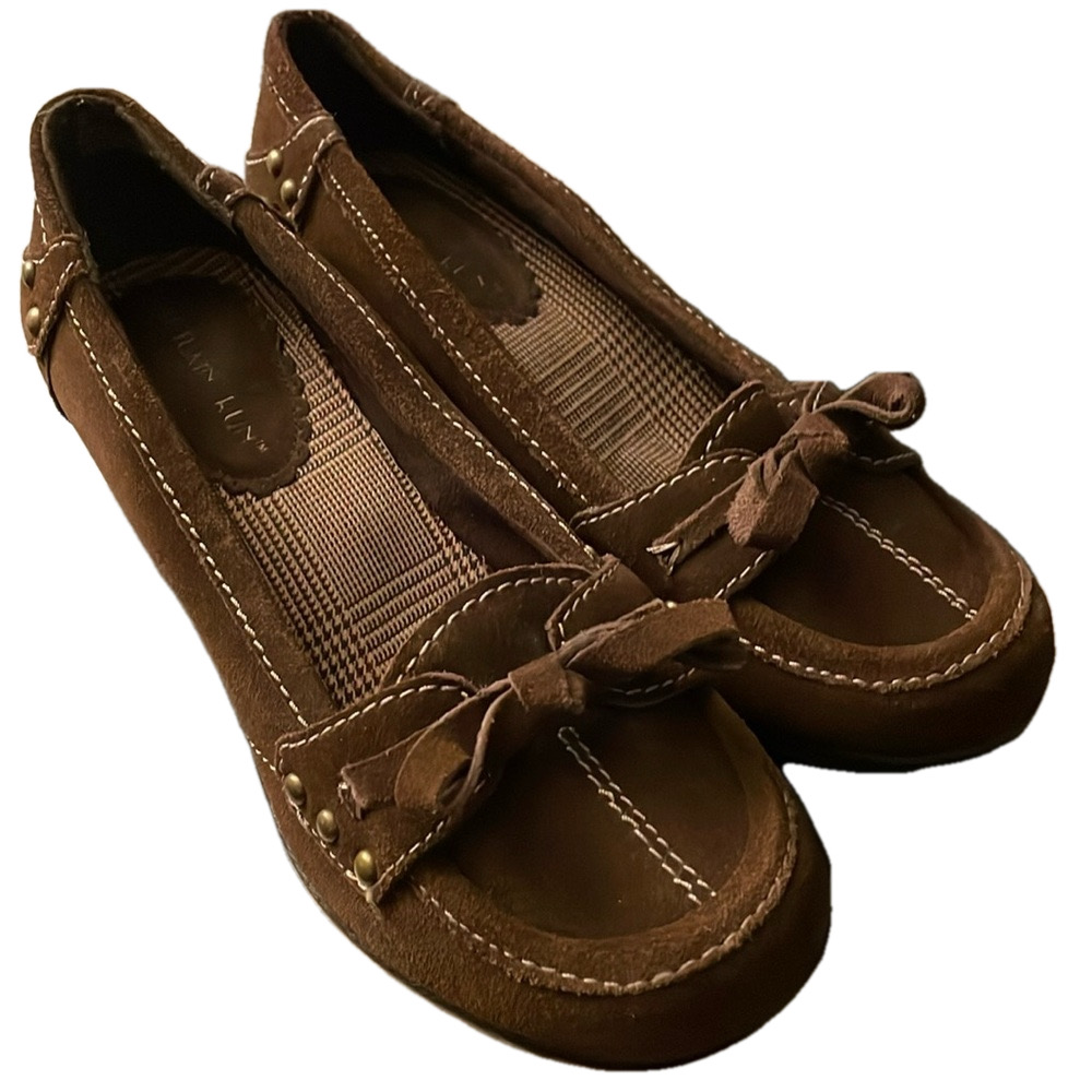 AUTUMN RUN SUEDE WEDGE SIZE 8